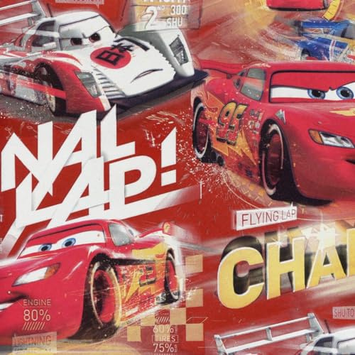Cars, carta da regalo, 500 x 70 cm, 3 rotoli