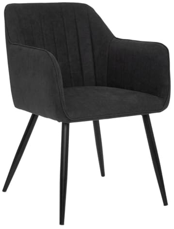 Atmosphera - Fauteuil Visoca - Bois et métal - Noir