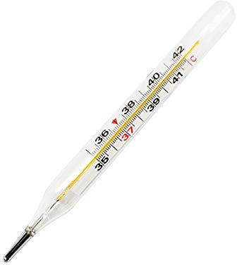 Quecksilberfreies, klassisches, traditionelles Glas-Präzisionsthermometer mit Doppelskala, 2 ml Außenthermometer Fenster