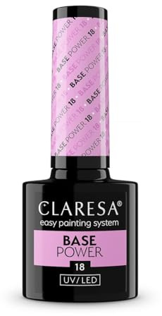 Claresa Base Power Base Híbrida Sin Ácido Lila Morado 18 5g