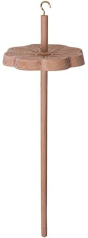 Psdndeww Holzspindel Handspindel für Enthusiasten zum Basteln, Holzweben, Spindel, Wirbel, Garn, Spindel-Werkzeug