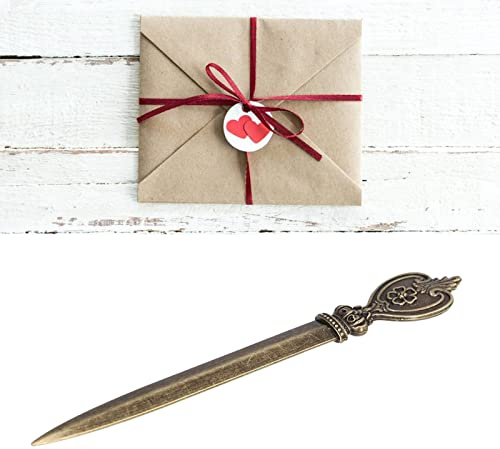 Knife aprivernatore di lettere vintage, lettere scrivania Apri coltello in metallo apri apriscatole a mano leggera Slitter Desk Office Office Apri (Style 6)