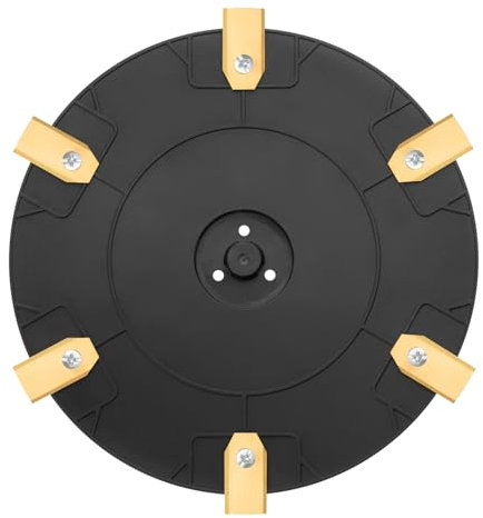 Équipement : Plateau à Couteaux + 6 Lames compatibles avec Gardena Sileno Life, Sileno +, Sileno Plus, R100li R130li R160li, Lame de Tondeuse à Gazon robotisée