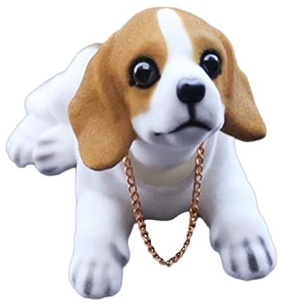 para coches, perro de decoración de coche | Figuras de perro con cabeza temblorosa para salpicadero de coche | decorativo bonito y creativo para salpicadero de , para escritorio, estantería y alf