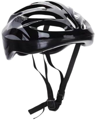 Sharplace Casco da Pattinaggio a Rotelle, Casco da Skateboard, Casco da Pattinaggio in Linea, Calotta Leggera Adatta a Uomini E Donne, Sport all'Aria Aperta, Nero