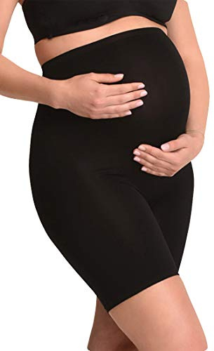 MAMSY Damen Maternity Boxer Shorts, Schwarz, XL-XXL Tall EU