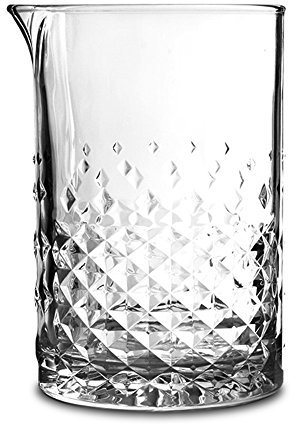 Bormioli Mixing Glass Carats, Verre, Transparent, 8 x 8 x 20 cm