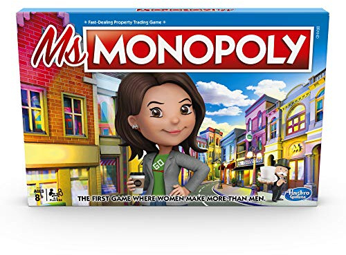 MS. Monopoly Board Game; First Game Where Women Make More Than Men; Features Inventions By Women; Game for Families and Kids Ages 8 and up