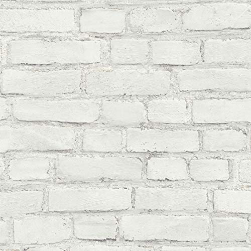 Steintapete weiß | Industrial-Tapete Steinoptik | Vliestapete Mauer | Weiße Steintapete für Schlafzimmer, Bad, Flur online kaufen!