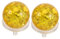 SOIMISS 2 Set Ornamenti di fontane d'Acqua Palline per fontane Sfere di Cristallo Decorative Palline Decorative in Palla Feng Shui Palline di Sfera di Bicchiere d'oro