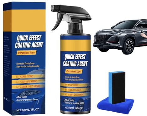 Spray per rivestimento auto – Protezione duratura della ceramica, lucidante per riparazione | Sigillante idrofobo per moto, barche, marine, porte, finestre, parabrezza, vetri dom