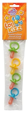 Lot de 5 Sucettes Tétines – Saveur Tutti Frutti
