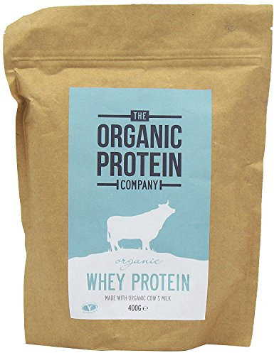Org Protein Pure Unflavoured Organic Whey Protein Powder, 400 g
