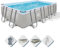 Jilong Piscina Fuori Terra in PVC triplice 549x305x122h cm con Pompa a Sabbia 17728EU Mistal Grey