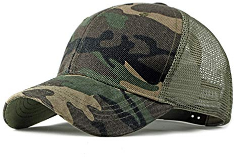 RICHTOER Casquette de baseball unisexe style militaire - Drapeau américain - Pour l'extérieur. - Vert - taille unique
