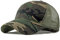 RICHTOER Unisex Camouflage Baseball Cap Casual Military American Flag Cap for Outdoor (Green)