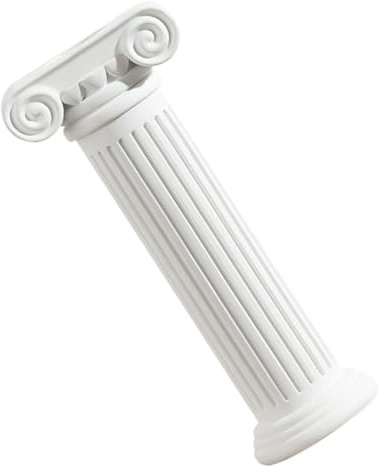 TOYANDONA 3 Piezas Jarrón Decorativo de Columna Romana para Arreglos Maceta Vintage para Plantas y Flores para Decoración de Interiores y Exteriores