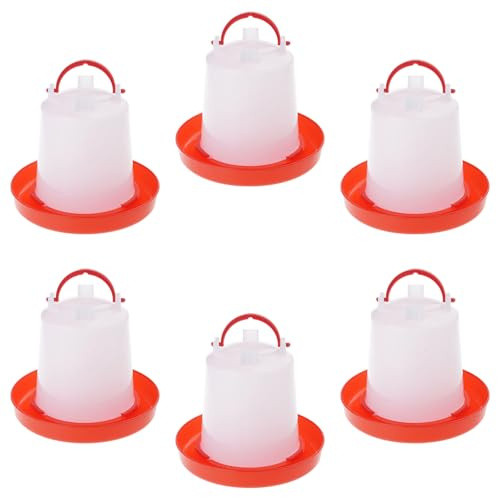 CENGPXGH Juego de dispensador automático de agua para alimentación de aves de corral de fácil montaje para control de higiene agrícola, suministros de pollo, accesorios de pollo, alimentación de aves