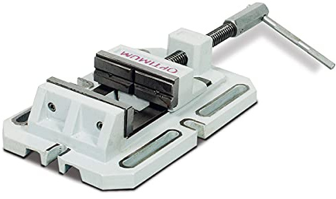 Optimum Bohrmaschinenschraubstock BSI 200 (Backenbreite, Spannweite 200 mm, Prismenbacken), 3000220
