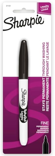 Sharpie Laundry Permanent Marker Fine Tip - Black
