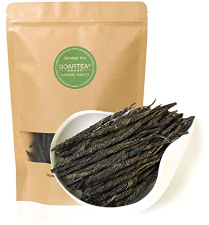 GOARTEA Needle Ku Ding Tea 100g / 3.5oz Premium Needle Kuding Tea - Bitter Green Tea - Ku Ding Herbal Tè Chinese Spike Loose Large-leaf