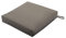 CLASSIC ACCESSORIES Ravenna Wasserabweisender Terrassen-Sitzkissen-Bezug und Schaumstoff, quadratisch, 63,5 x 63,5 x 12,7 cm, Dunkeltaupe