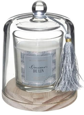 Comptoir de la Bougie - Bougie Parfumée Cloche Loli 130g Douceur de Lin