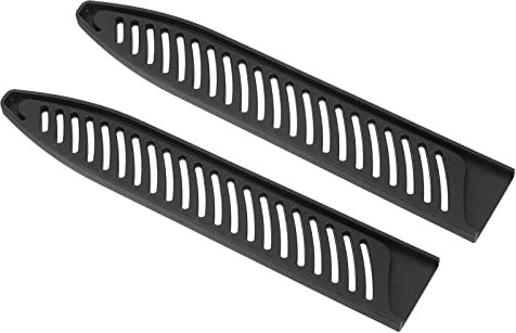 PATIKIL PP Safety Knife Cover Sleeves for 8 Carving Knife, 2 Pack Knives Edge Guard Blade Protector Universal Knife Sheath for Kitchen, Black