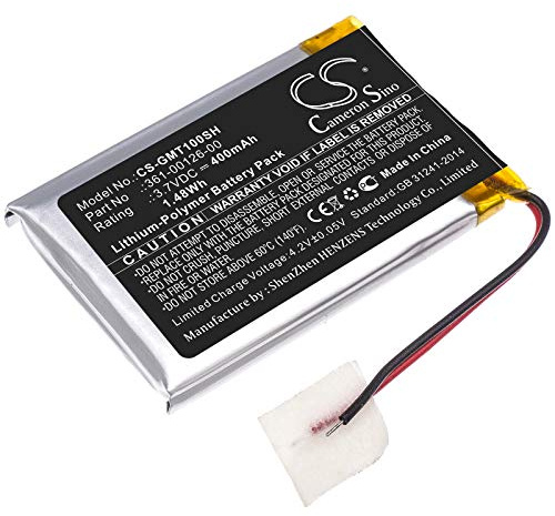 Cameron Sino Ersatz Akku für Garmin 010-02357-00, Fenix 6X, Fenix 6X Pro Solar, Tactix Delta PN:Garmin 361-00126-00 400mAh / 1.48Wh