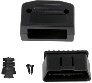 Ralondbey OBD2 16-poliger Auto-Stecker, wasserdichter Stecker, Kabelbaum-Buchse, Auto-Gehäuse, Stecker, Reparaturwerkzeug, Bremsflüssigkeitstester