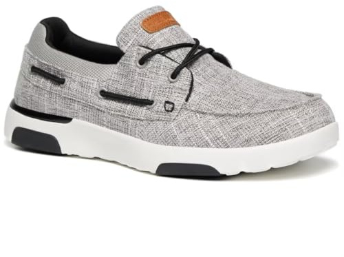 Mocasines con Soporte para el Arco para Hombre, Calzado para Caminar, con Arco Alto, para Uso Informal en Interiores y Exteriores, para Tenis, Color Gris Claro, Talla 11