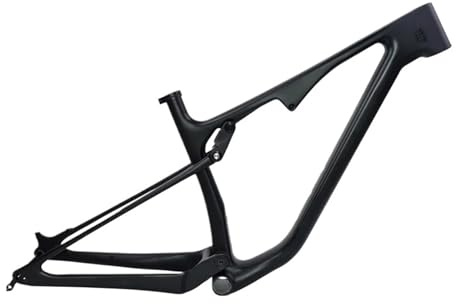 Generico Bicicletta da Cross Mountain Downhill for Tutti I Terreni, Completamente Sospesa, Telaio in Fibra di Carbonio 29er, Perno Passante 148x12mm(Only 15er Frame)