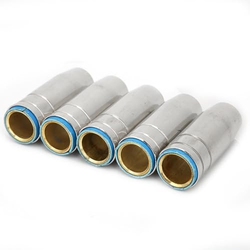 CHICIRIS Koniskt Gasmunstycke 15 Mm Hållbart 5 St Set för Binzel MB 25AK MIG MAG Svetsbrännare, Byt Ut Gamla Delar, Perfekt för Svetsare, Galvanisering Av Koppar