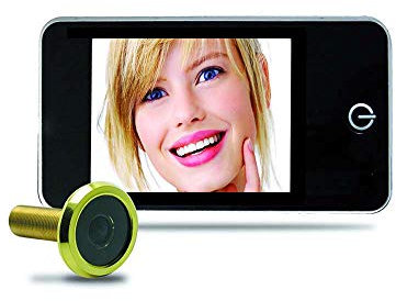 Avidsen - Camera - Judas Numérique, 3,5 cm, Angle de Vision: 160°, Temps de Vision des Images : 10 Secondes, Caméra à capteur : 1,3 méga Pixels - 112315