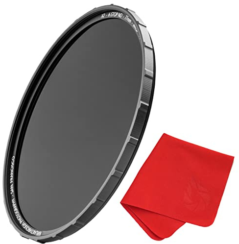 Breakthrough Photography 52mm X2 6-Stop Fixed ND Filter for Camera Lenses, Neutral Density Professional Photography Filter, MRC8, H-K9L Glass, Nanotec, Ultra-Slim, Weather-Sealed