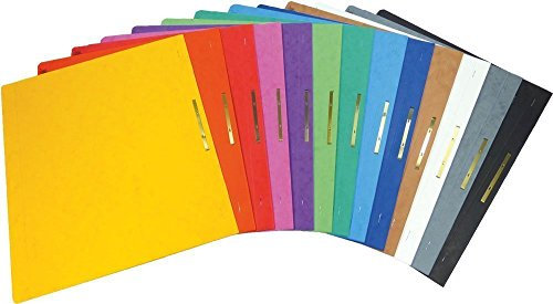 Brunnen Schnellhefter Pappe extrastark - GROßPACK bunt - 26 Stück bzw. Farben im Pack - für Schule, Job, Büro und zu Hause