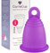 CarrieCup Menstruationstasse klein, Made in Germany inkl. Beutel - BPA-frei, Alternative zu Tampons und Binden, silikonfrei, Menstrual Cup Lila