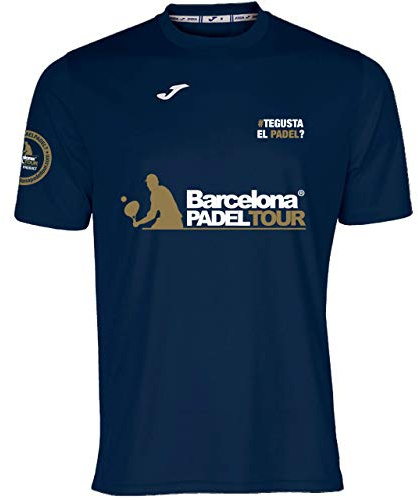 Barcelona Padel Tour Camiseta Técnica Pádel Hombre Camiseta Deportiva Transpirable, Ligera y de Secado Rápido – Ideal para Pádel, Tenis, Fitness y Entrenamiento