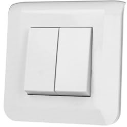 LEGRAND | Double Interrupteur Ou Va-Et-Vient, Mosaic, Permet De Commander Deux Circuits Lumière, Connexion Rapide Sans Outil Par Bornes Automatiques, Livré Complet Avec Plaque Et Support De Montage