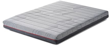 Imperial Confort Erika Ergo - Colchón Ergonómico con 5 zonas de alta densidad - 135 x 190 x 18 cm - Gris