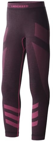 Ladeheid sous-vêtements Thermiques Caleçon Long Unisexe Enfant LAGI008 (Noir/Rose, 146-152)