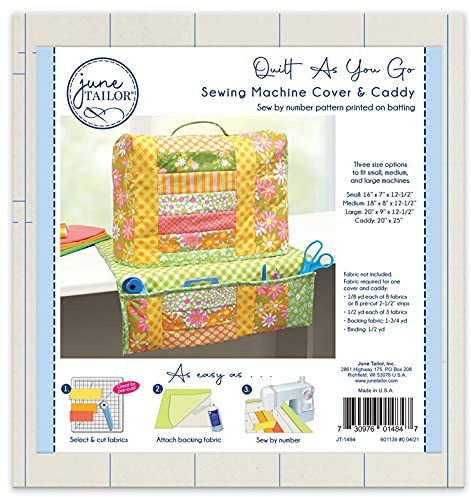 June Tailor Inc Quilt As You Go Sewing Machine Cover/Caddy