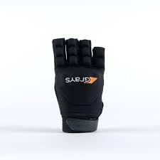 GRAYS Black Right XX Small Outdoor Field Hockey Gloves | Anatomic Pro Field (Fingerless)