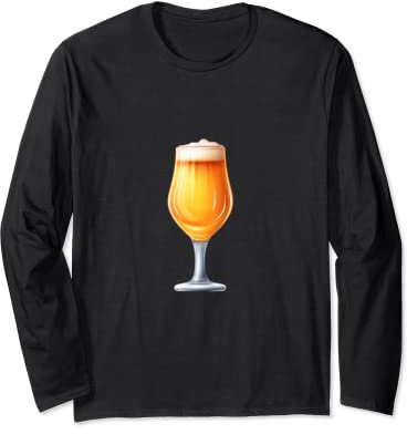 Buveur de bière en verre tulipe Manche Longue