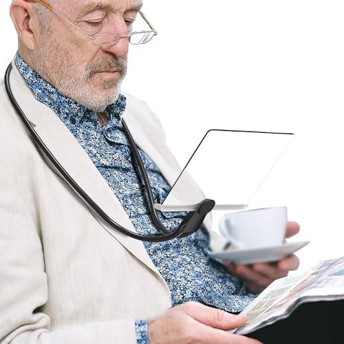 5X Magnifying Glasses,Full Page Magnifier for Reading with Aging Eyes,9x6 Large Flexible Gooseneck Hands Free Magnifying Glass Sheet for Books,Cross Stitch,Craft Work,Small Prints,Low Version