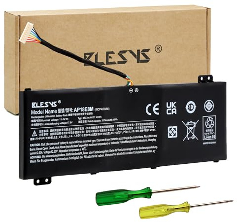 BLESYS AP18E8M AP18E7M Batterie d'ordinateur Portable pour Acer Nitro 5 AN515-55 AN515-54 AN515-57 AN515-58, Predator Helios 300 PH315-53