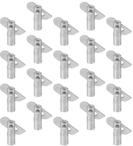 Generic 20x Giunto per Ponteggi Saldatura Perni Fissi per Pioli Accessori per Ponteggi in Acciaio per Uso Quotidiano Perni di Collegamento per Ponteggi, 11mmx38mm