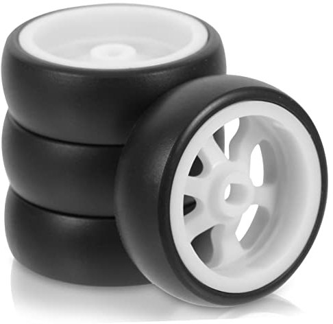 Vaguelly 4piezas Ruedas De Juguete para Coches RC De Llantas De Neumáticos De Drift De Accesorios para Vehículos Infantiles Compatibles