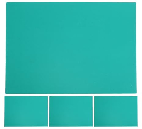 ROMISBABA 4Pcs Green Linoleum Print Blocks for Printmaking 21X30Cm Carving Sheets DIY Stamp Carving Kit Beginner Block Printing Supplies Engraving Art Materials