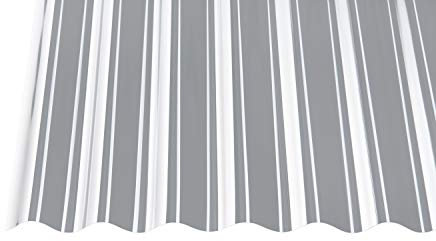 Polycarbonat Wellplatten Profilplatten Sinus 76/18 klar ohne Struktur (2500 x 1040 mm)